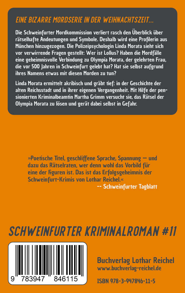 Weitere Ansicht: Die Morata-Morde | Lothar Reichel