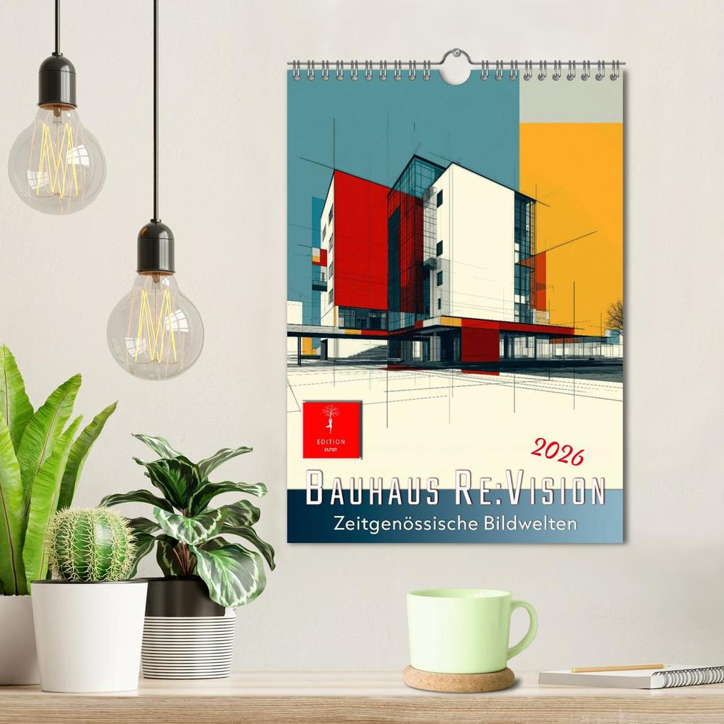 Weitere Ansicht: Bauhaus Re:Vision (Wandkalender 2026 DIN A4 hoch), CALVENDO Monatskalender | Meike und Peter Roder, Calvendo