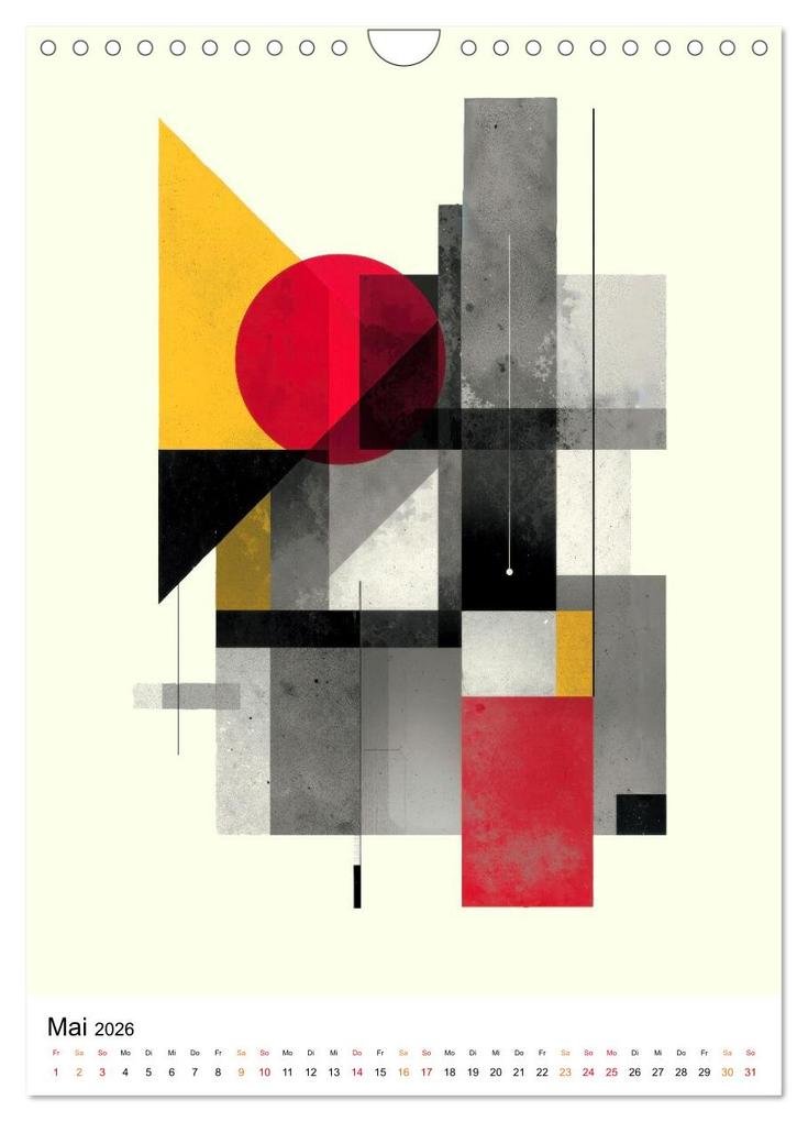 Weitere Ansicht: Bauhaus Re:Vision (Wandkalender 2026 DIN A4 hoch), CALVENDO Monatskalender | Meike und Peter Roder, Calvendo