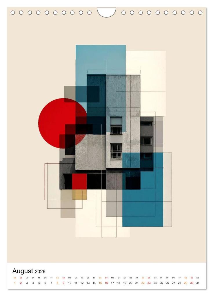 Weitere Ansicht: Bauhaus Re:Vision (Wandkalender 2026 DIN A4 hoch), CALVENDO Monatskalender | Meike und Peter Roder, Calvendo