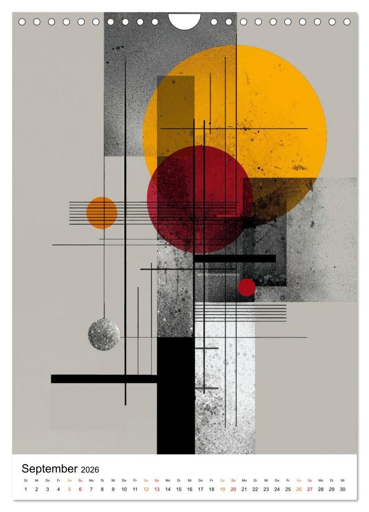 Weitere Ansicht: Bauhaus Re:Vision (Wandkalender 2026 DIN A4 hoch), CALVENDO Monatskalender | Meike und Peter Roder, Calvendo