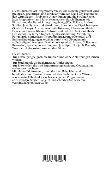 Weitere Ansicht: Objektorientierte Programmierung in Java | Lucien Sina