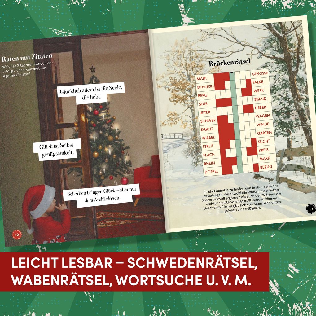 Weitere Ansicht: Das Rentner-Rätselbuch - Adventskalender | Stefan Heine