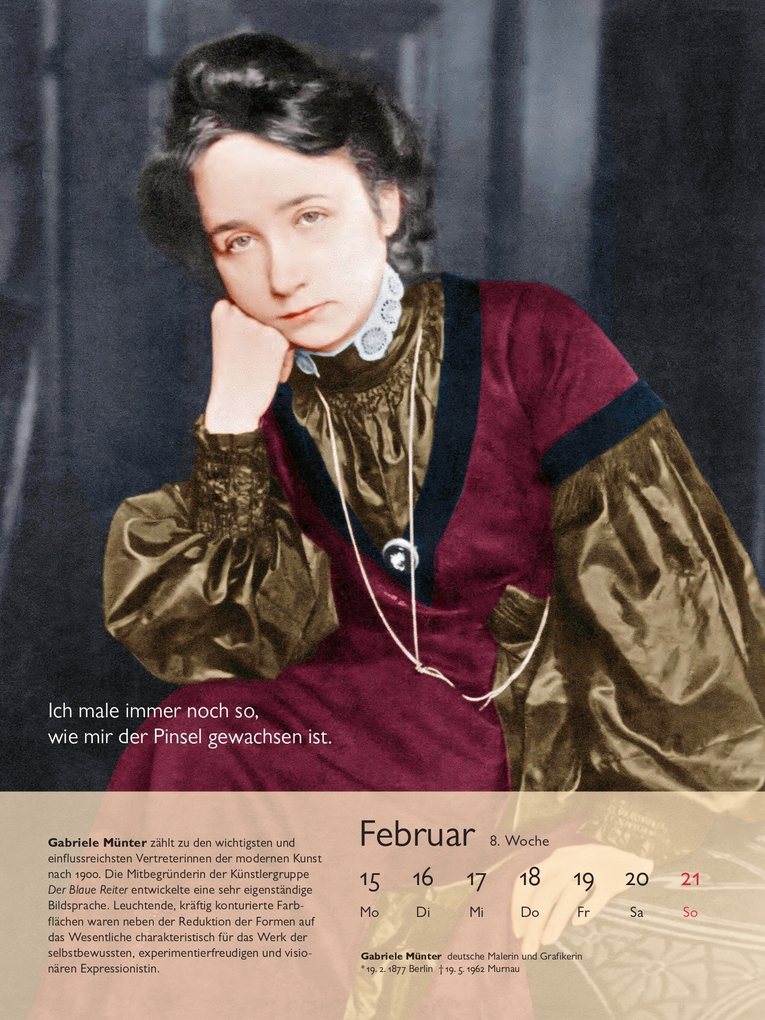 Weitere Ansicht: Künstlerinnen 2027. Gedanken berühmter Frauen