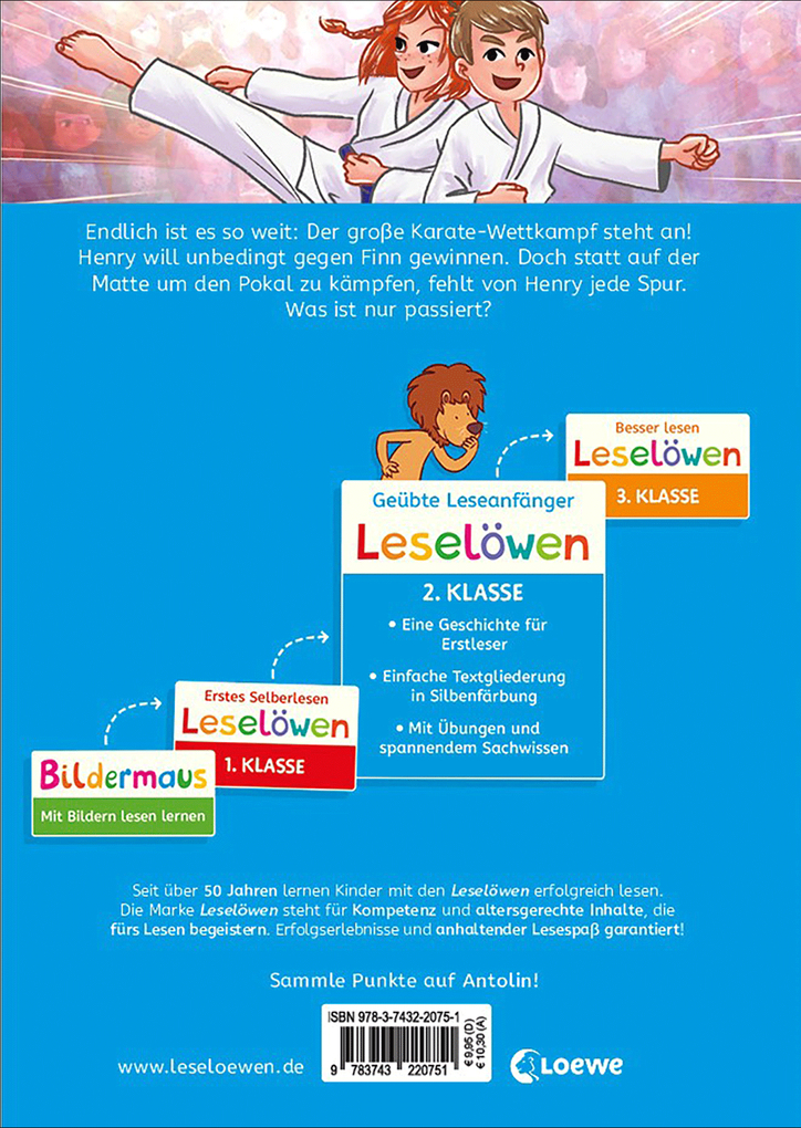 Weitere Ansicht: Leselöwen 2. Klasse - Der große Karate-Wettkampf | Michael Petrowitz