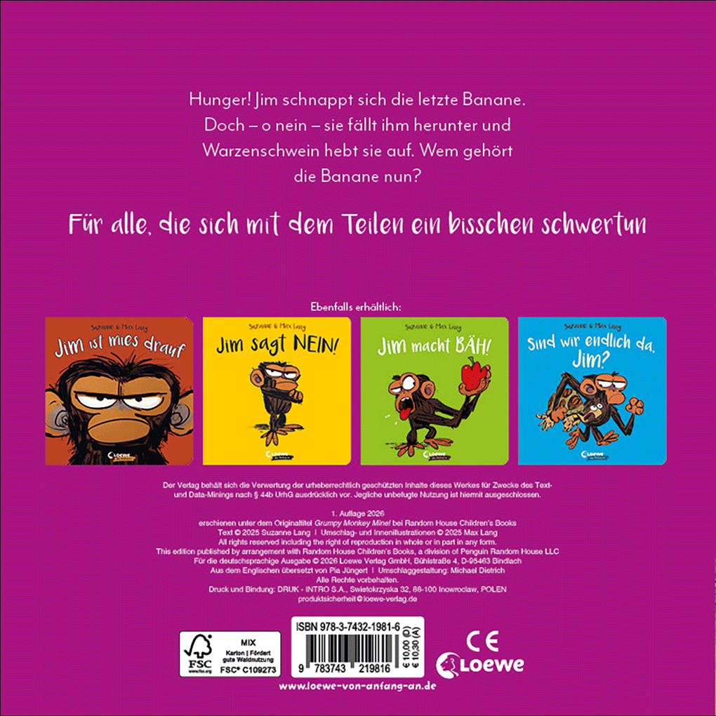 Weitere Ansicht: Jim sagt MEINS! | Suzanne Lang