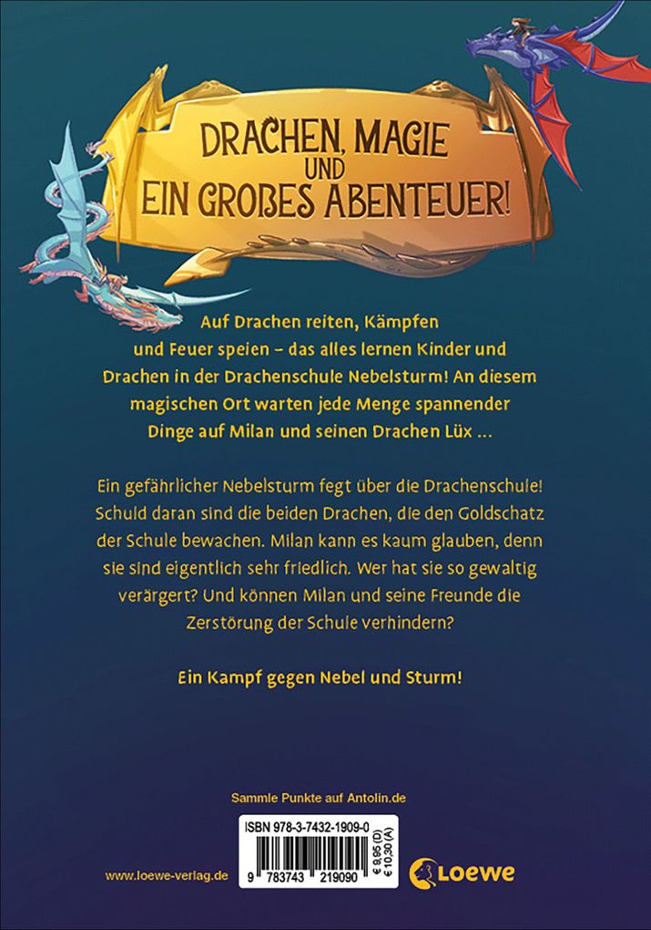 Weitere Ansicht: Drachenschule Nebelsturm (Band 4) - Die Wächter des Drachengoldes | Christian Tielmann