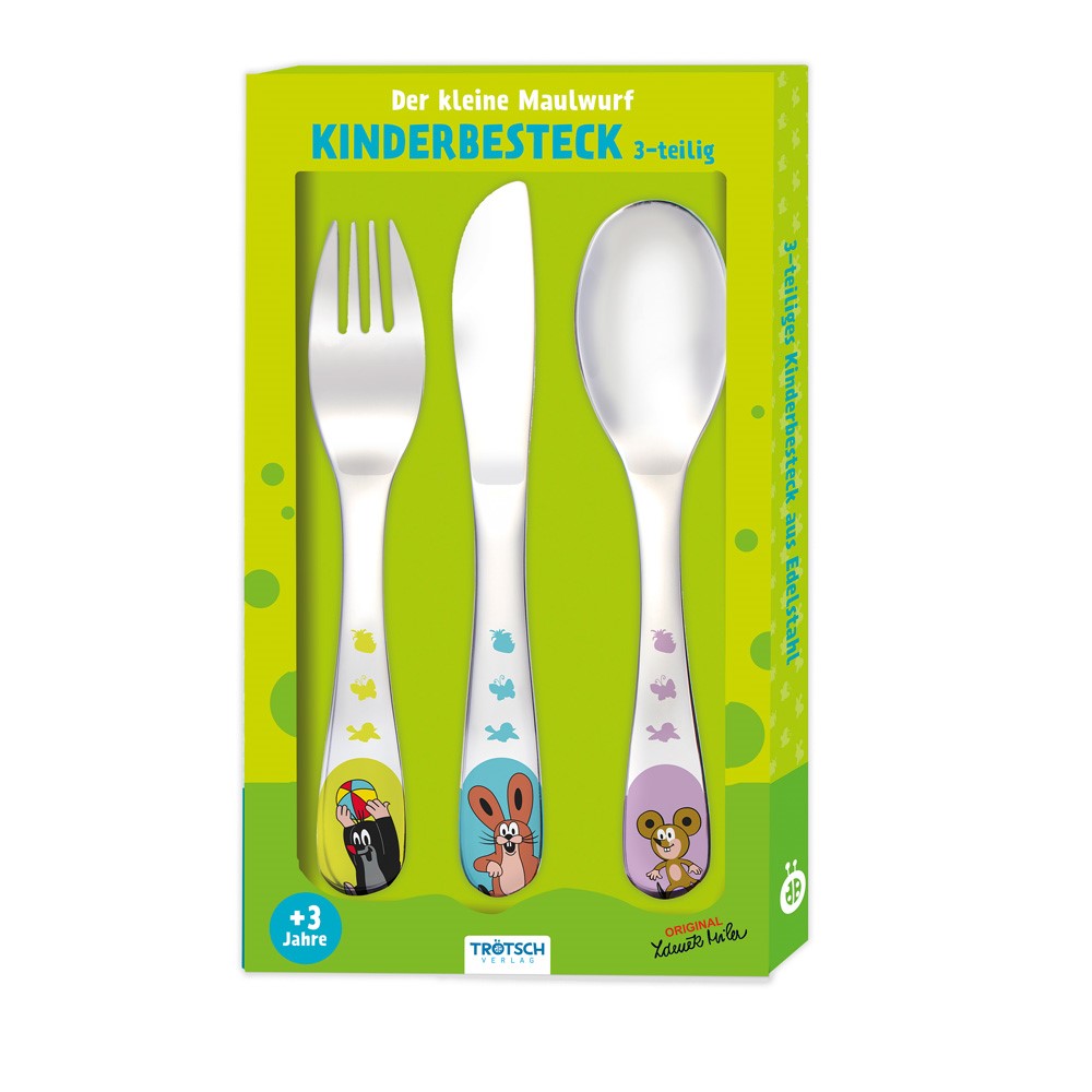 Weitere Ansicht: TRÖTSCH - Der kleine Maulwurf Besteckset aus Edelstahl