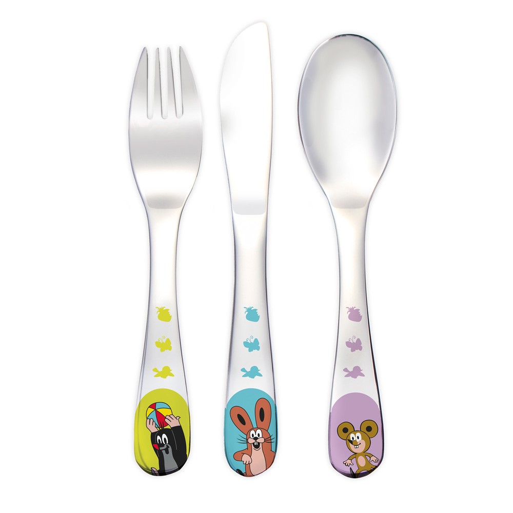 Weitere Ansicht: TRÖTSCH - Der kleine Maulwurf Besteckset aus Edelstahl