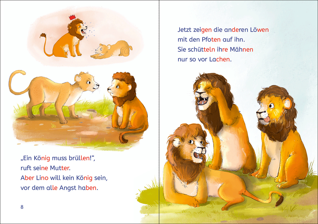 Weitere Ansicht: Leselöwen 1. Klasse - Ein Löwe findet Freunde | Gesa Neitzel