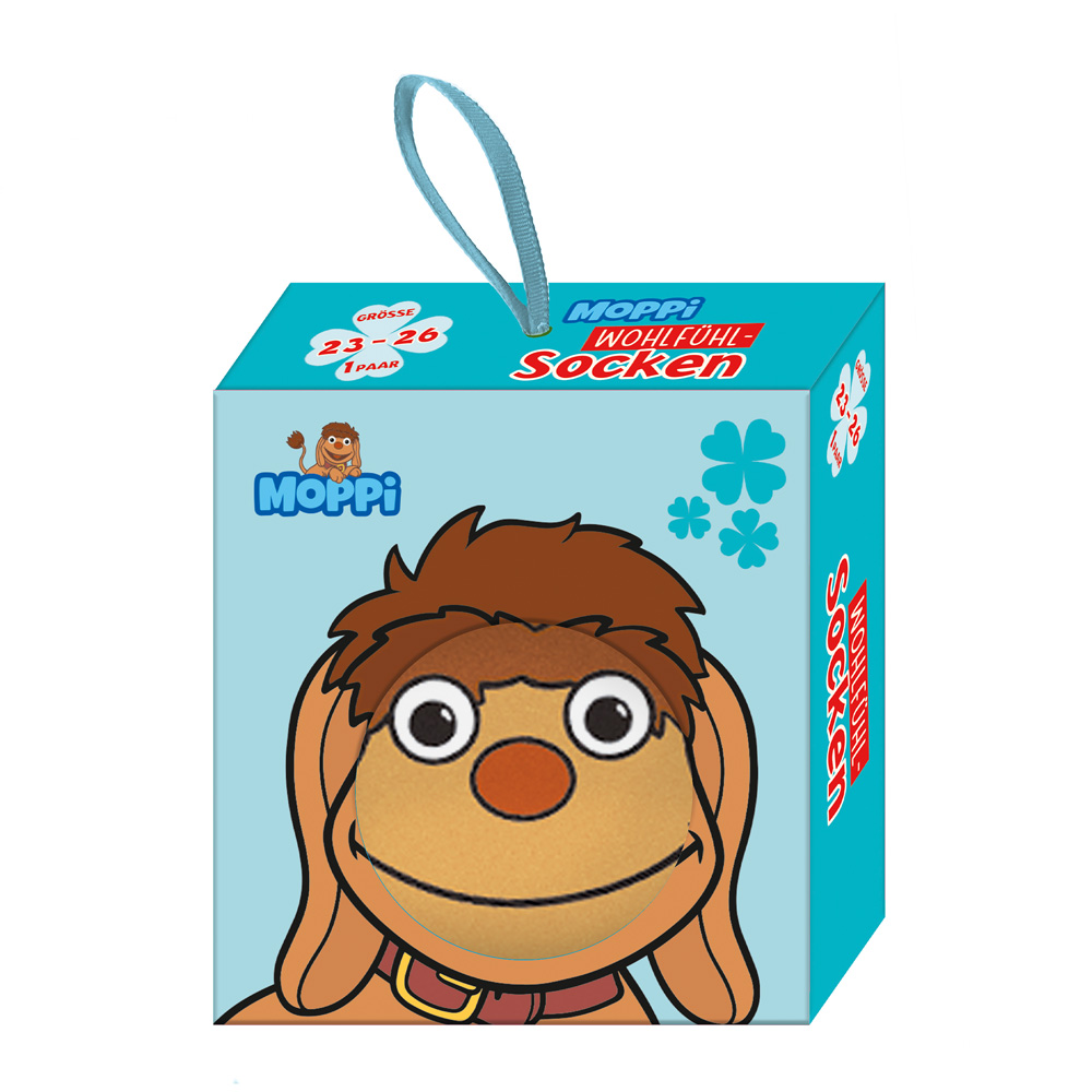 Weitere Ansicht: TRÖTSCH - Unser Sandmännchen Moppi Kindersocken Größe 23 bis 26
