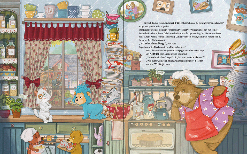 Weitere Ansicht: Der Kopfübär streitet sich nie! | Judith Weber