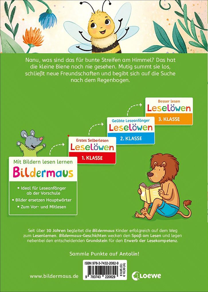 Weitere Ansicht: Bildermaus - Die kleine Biene fliegt ins Abenteuer | Annette Moser