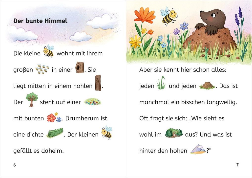 Weitere Ansicht: Bildermaus - Die kleine Biene fliegt ins Abenteuer | Annette Moser