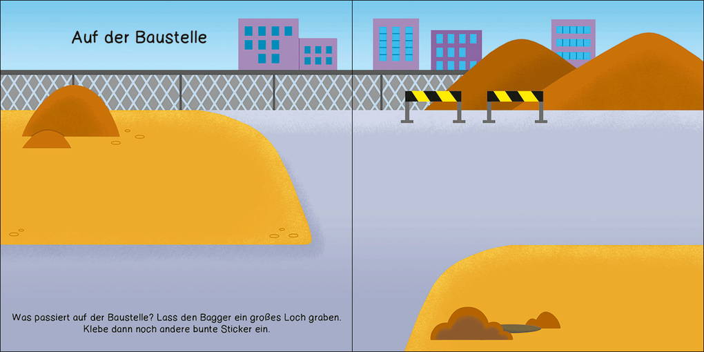 Weitere Ansicht: Stickerspaß für kleine Hände - Fahrzeuge