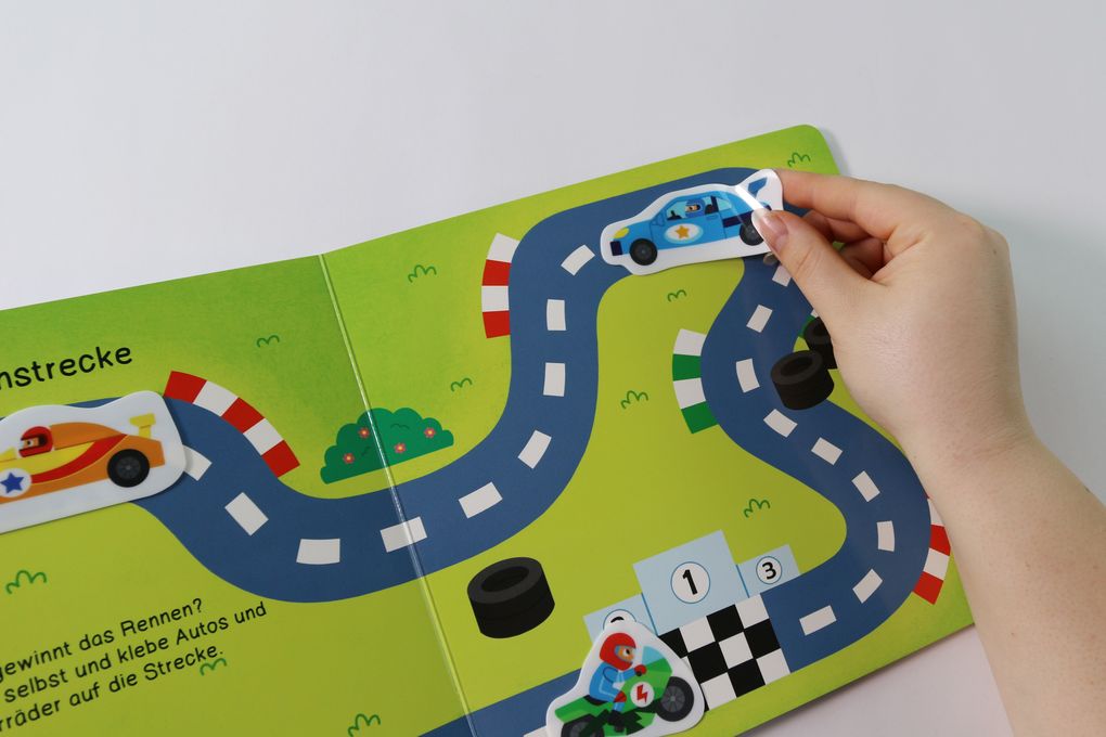 Weitere Ansicht: Stickerspaß für kleine Hände - Fahrzeuge