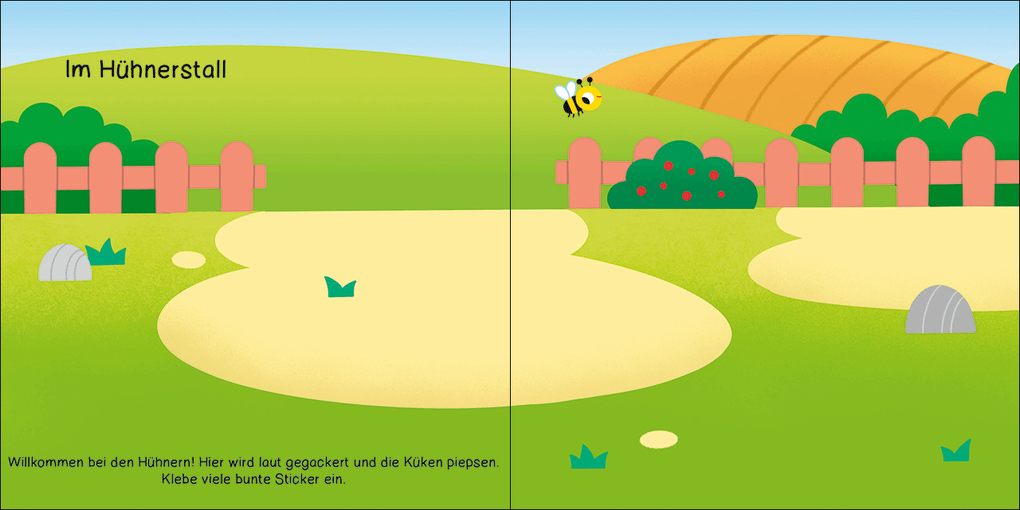 Weitere Ansicht: Stickerspaß für kleine Hände - Bauernhof
