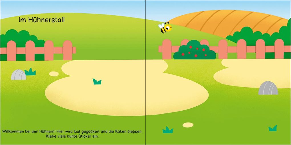 Weitere Ansicht: Stickerspaß für kleine Hände - Bauernhof