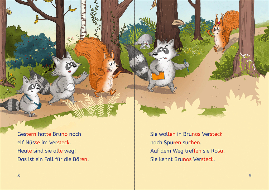 Weitere Ansicht: Leselöwen 1. Klasse - Drei Waschbären für alle Fälle | Christian Tielmann