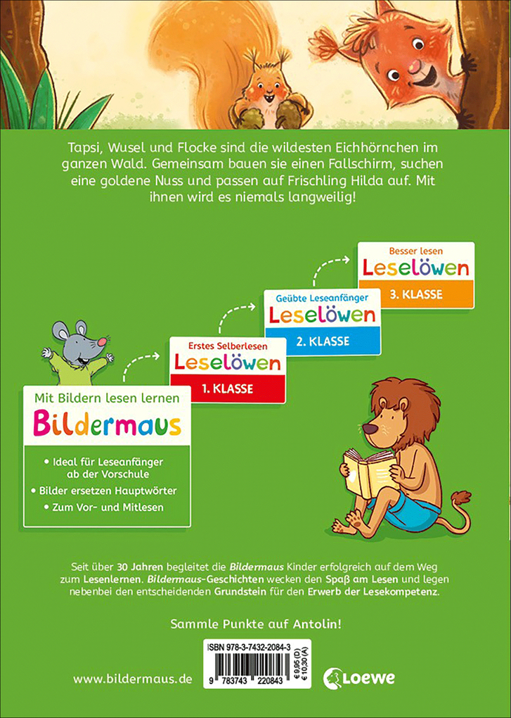 Weitere Ansicht: Bildermaus - Geschichten von frechen Eichhörnchen | Katja Richert