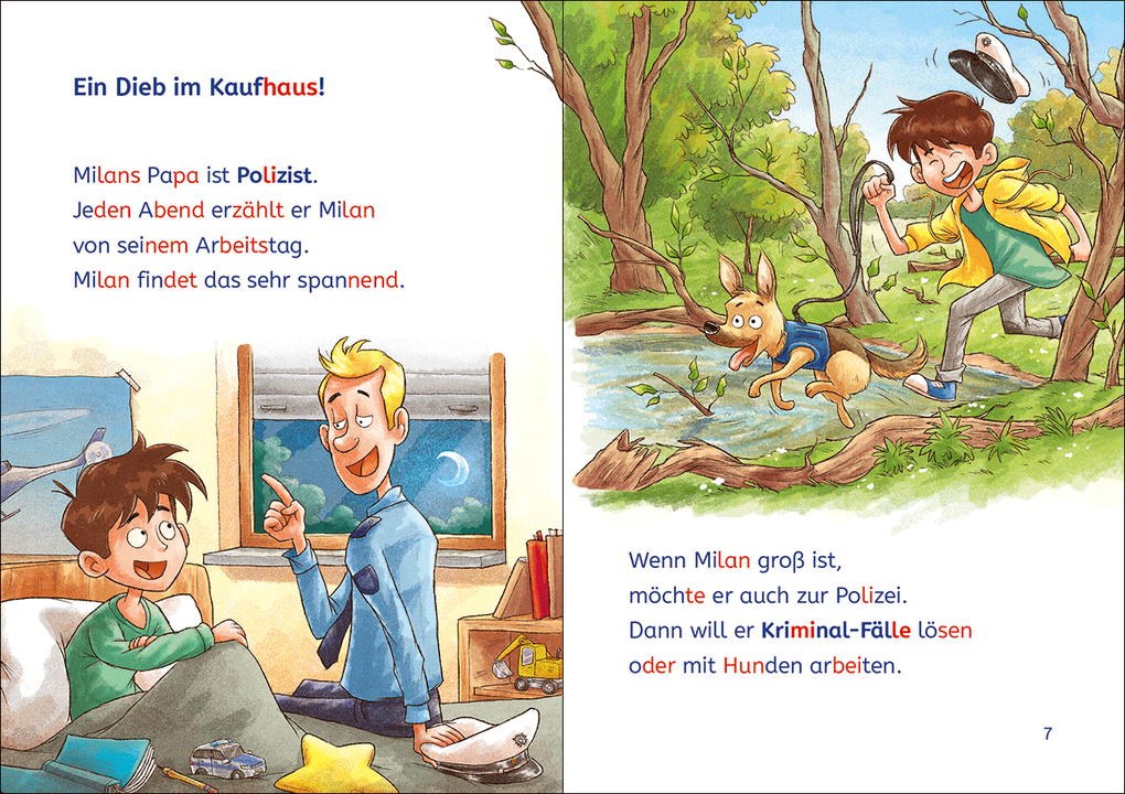 Weitere Ansicht: Leselöwen 1. Klasse - Ein spannender Fall für die Polizei | Amelie Benn