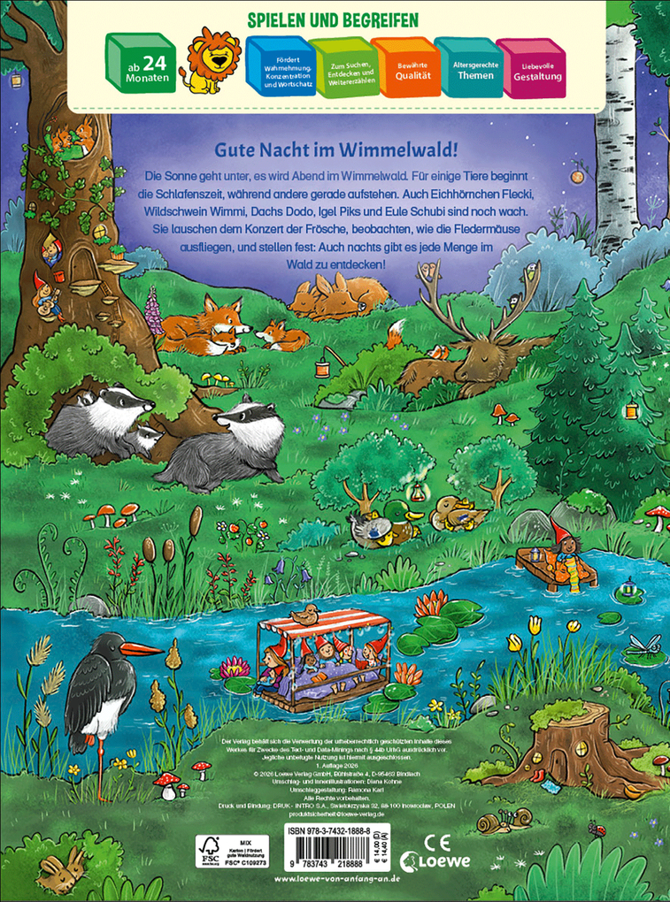 Weitere Ansicht: Willkommen im Wimmelwald - Gute Nacht!