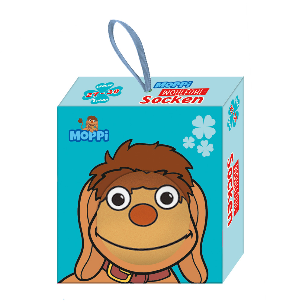 Weitere Ansicht: TRÖTSCH - Unser Sandmännchen Moppi Kindersocken Größe 27 bis 30