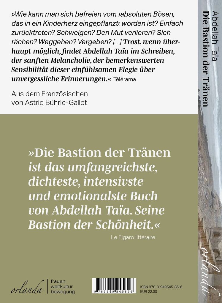 Weitere Ansicht: Die Bastion der Tränen | Abdellah Taïa, Astrid Bührle-Gallet