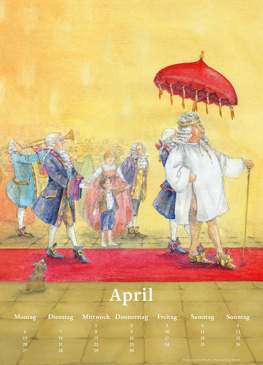 Weitere Ansicht: Kinderzimmer-Kalender 2027 'Hans Christian Andersen' | Daniela Drescher