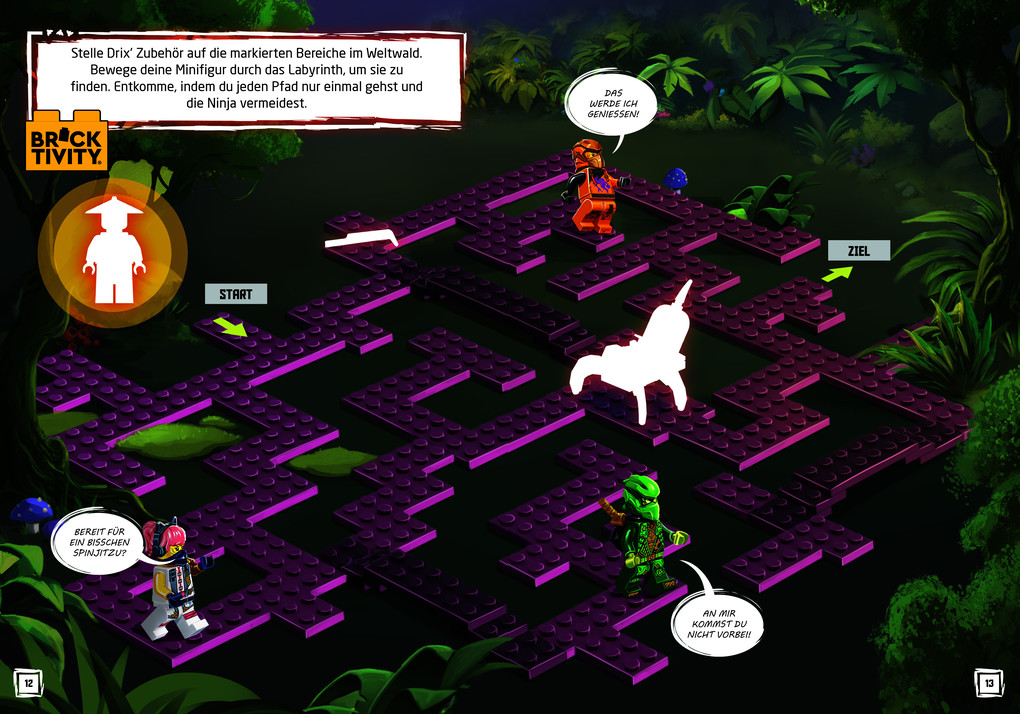 Weitere Ansicht: LEGO® Ninjago - Rätselspaß mit den Verbannten Fünf