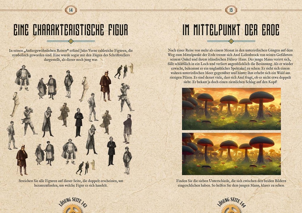 Weitere Ansicht: Jules Verne - Rätselbuch | Valerie Cluzel