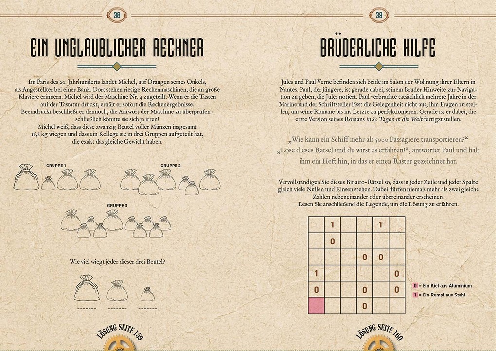 Weitere Ansicht: Jules Verne - Rätselbuch | Valerie Cluzel