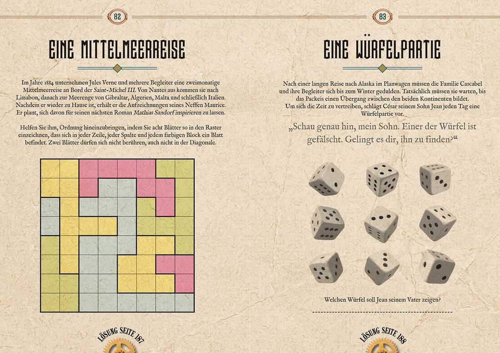 Weitere Ansicht: Jules Verne - Rätselbuch | Valerie Cluzel