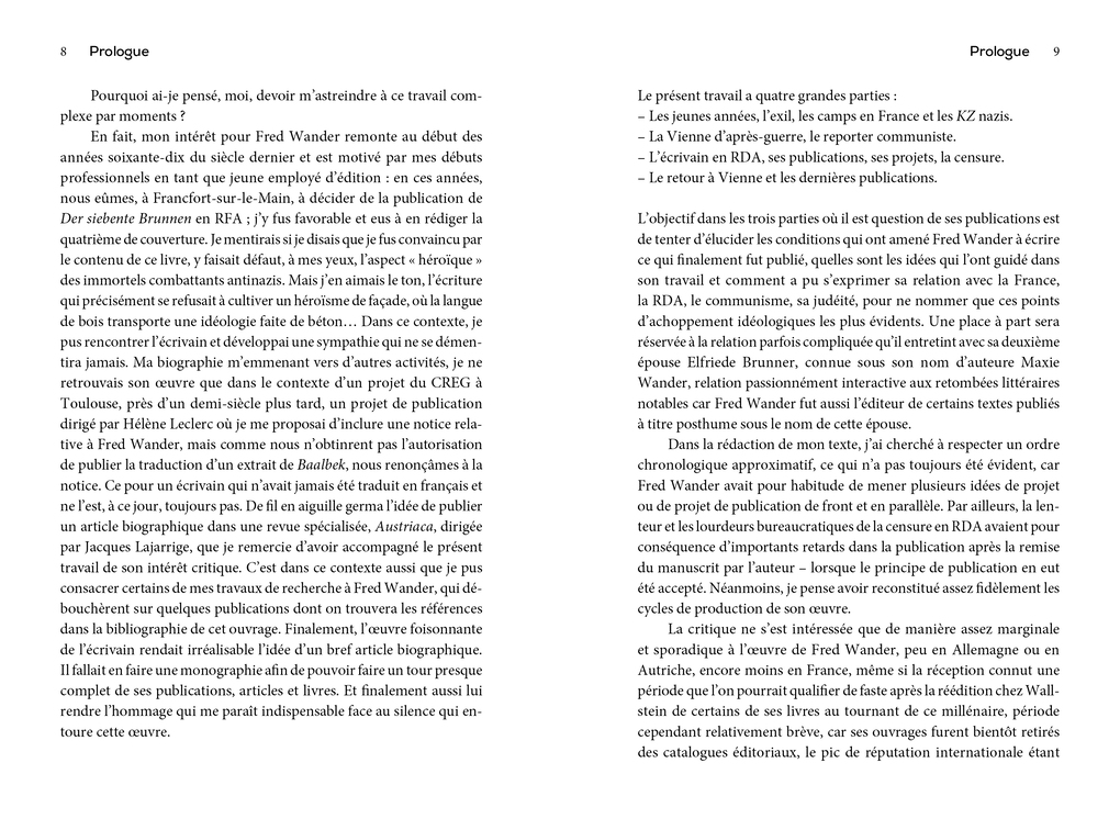 Weitere Ansicht: Fred Wander | Alfred Prédhumeau