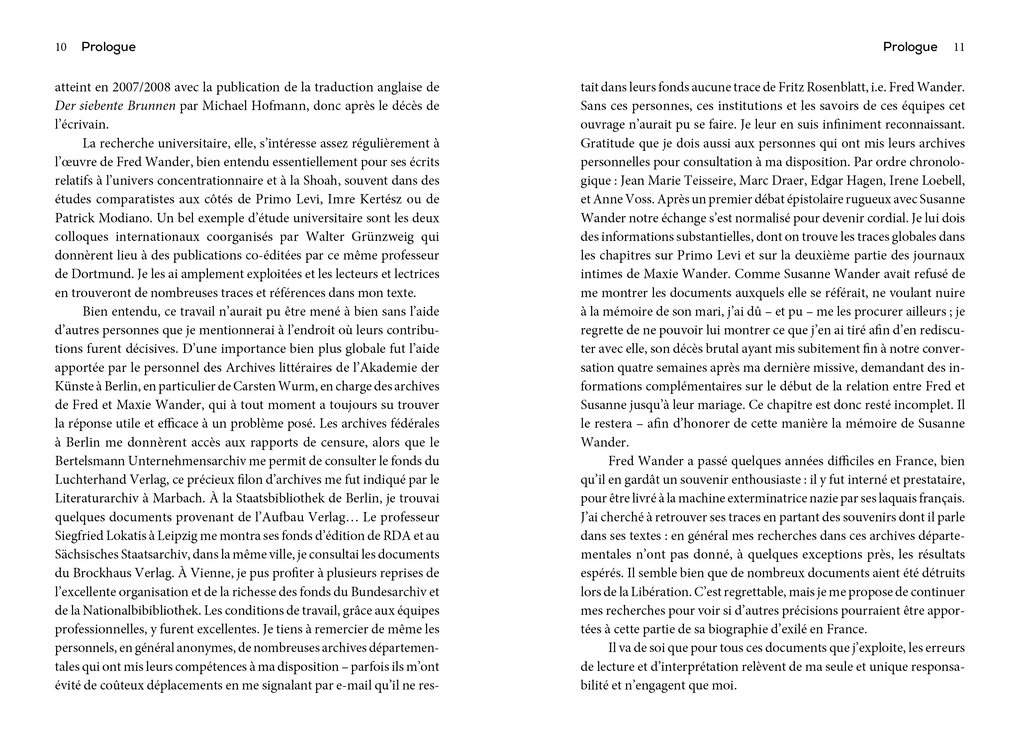 Weitere Ansicht: Fred Wander | Alfred Prédhumeau