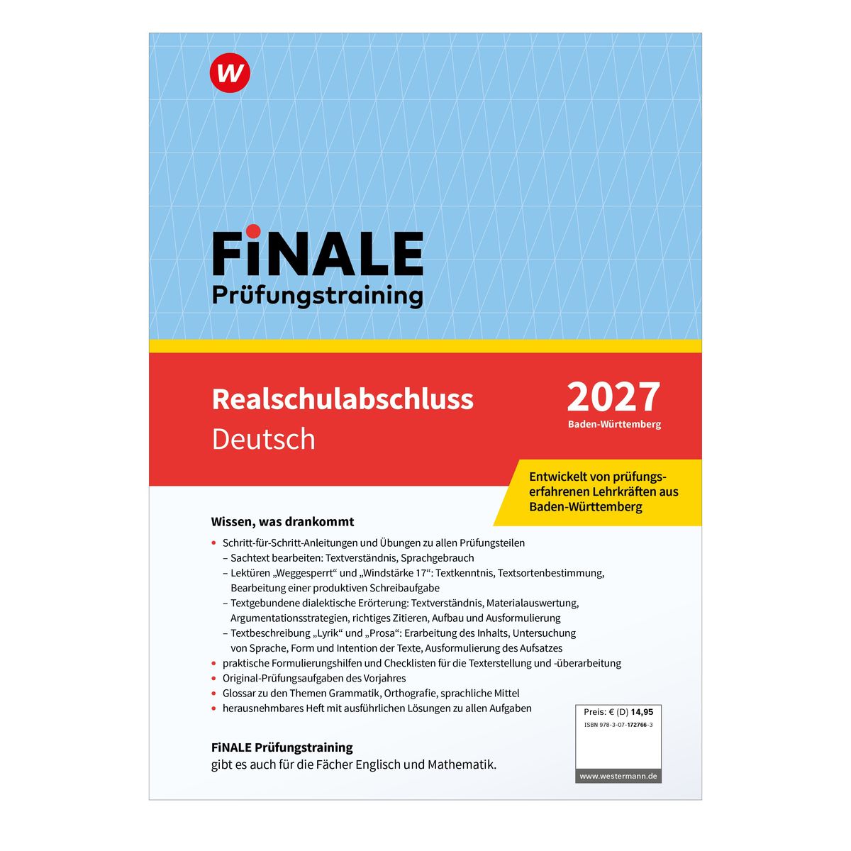 Weitere Ansicht: FiNALE - Prüfungstraining Mittlerer Schulabschluss Nordrhein-Westfalen | Andrea Heinrichs, Martina Wolff