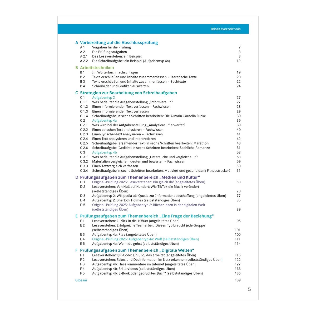 Weitere Ansicht: FiNALE - Prüfungstraining Mittlerer Schulabschluss Nordrhein-Westfalen | Andrea Heinrichs, Martina Wolff