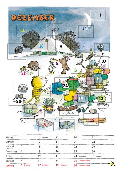Weitere Ansicht: Janosch Tigerentenkalender 2027 | Janosch