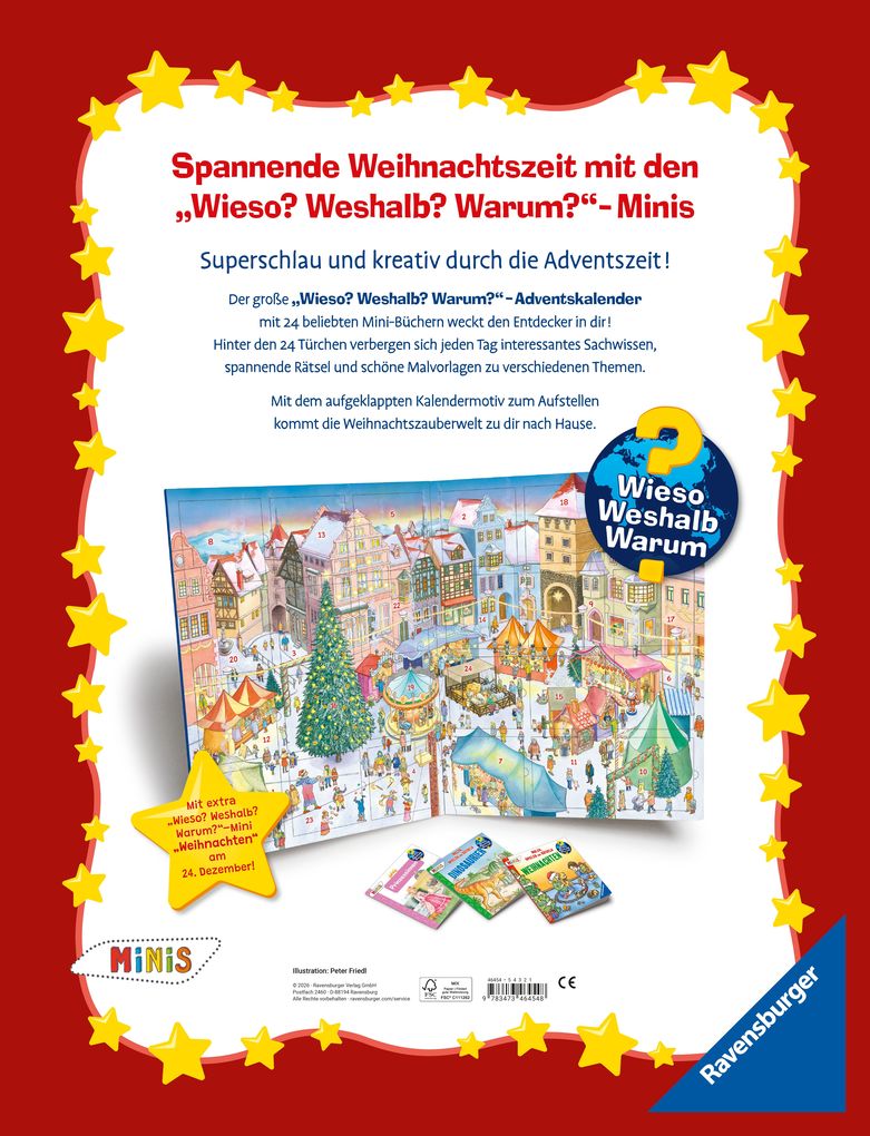 Weitere Ansicht: Wieso? Weshalb? Warum? Ravensburger Minis - Mein Adventskalender H26