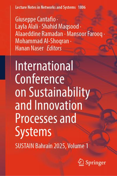 Produktbild: International Conference on Sustainability and Innovation Processes and Systems