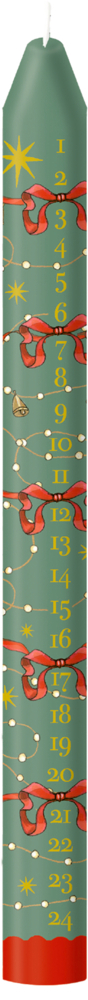 Produktbild: Adventskalender-Kerze - In den Herzen wird`s hell