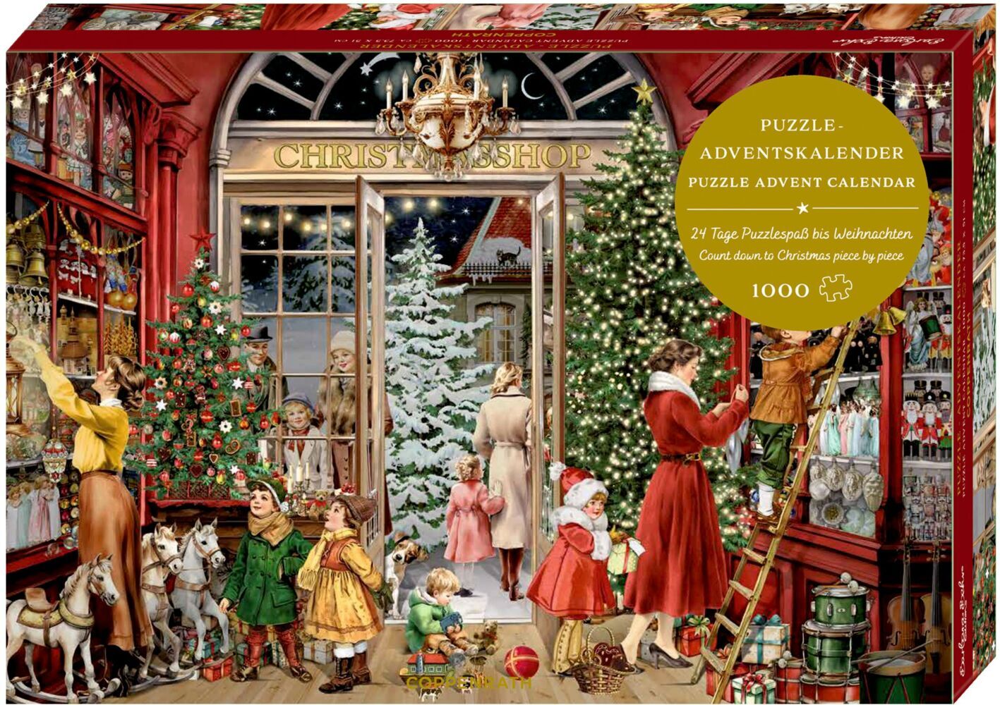 Produktbild: Puzzle-Adventskalender - Nostalgischer Weihnachtsladen