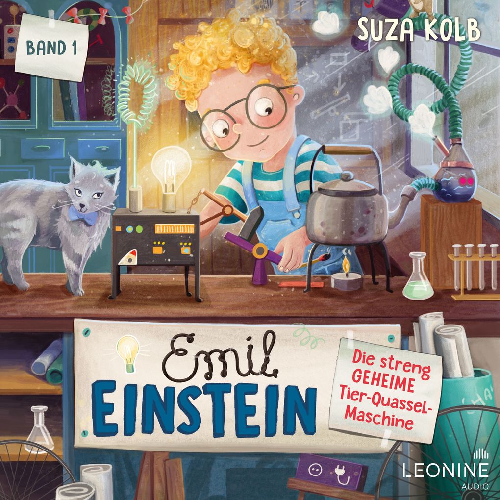 Produktbild: Emil Einstein (Bd. 1): Die streng geheime Tier-Quassel-Maschine | Suza Kolb