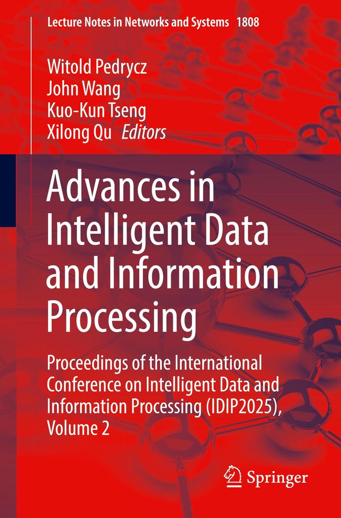 Produktbild: Advances in Intelligent Data and Information Processing