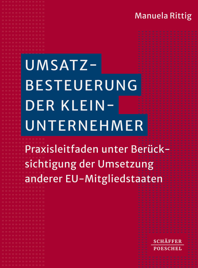 Produktbild: Umsatzbesteuerung der Kleinunternehmer | Manuela Rittig