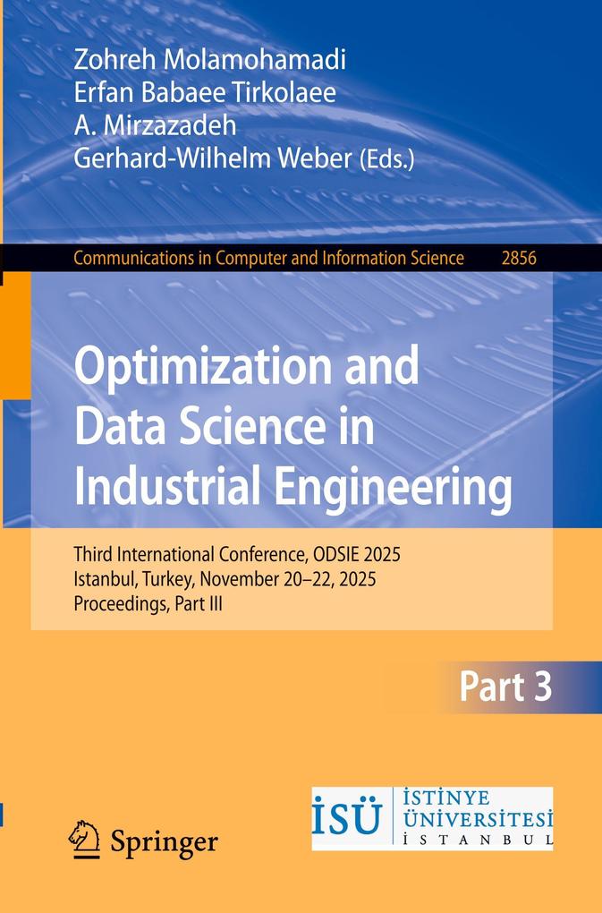 Produktbild: Optimization and Data Science in Industrial Engineering