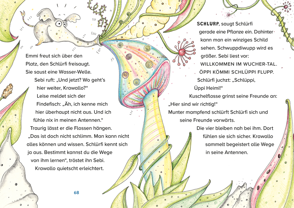 Weitere Ansicht: Kuschelflosse - Abenteuer tief im Meer - Der rätselhafte Schlürfofant | Nina Müller