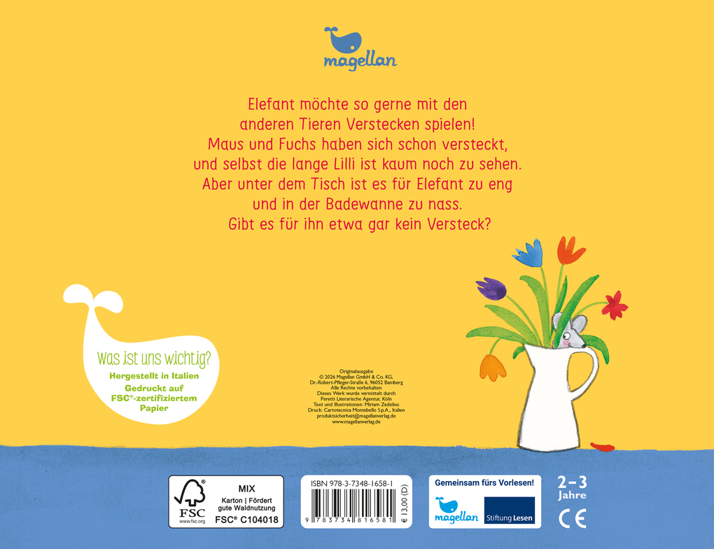 Weitere Ansicht: Elefant versteckt sich | Miriam Zedelius