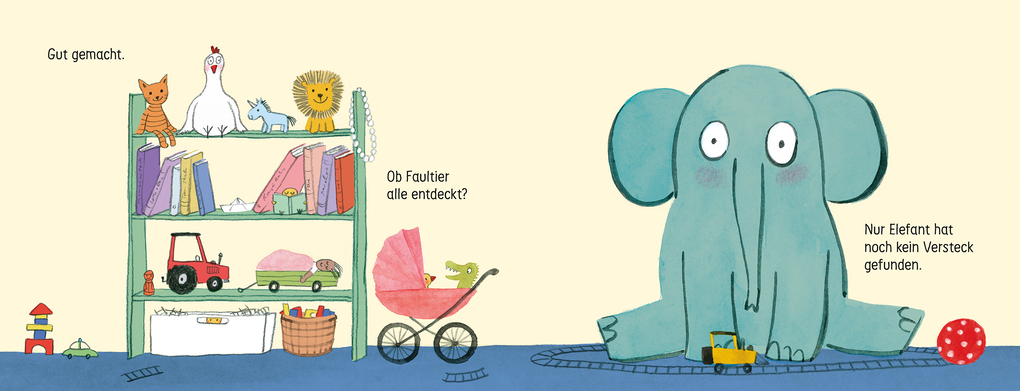 Weitere Ansicht: Elefant versteckt sich | Miriam Zedelius