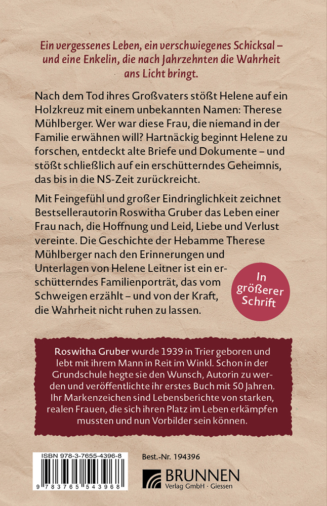 Weitere Ansicht: Die verheimlichte Großmutter | Roswitha Gruber